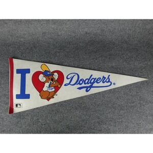 Los Angeles Dodgers I Love Dodgers Pennant Vintage Baseball Koala MLB Licensed